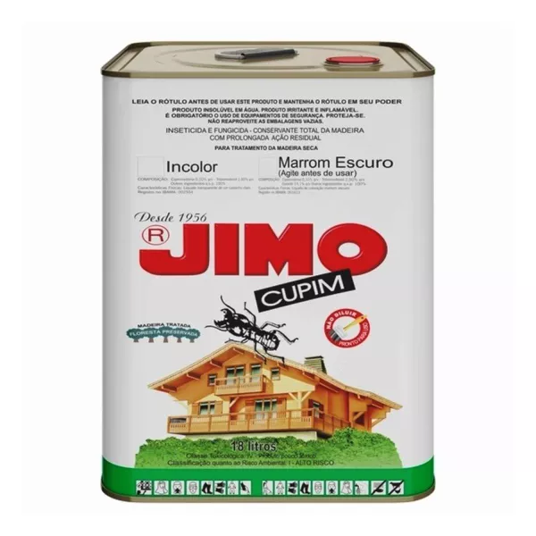 IMUNIZANTE JIMO CUPIM INCOLOR 18L - JIMO | Impermix | Materiais de