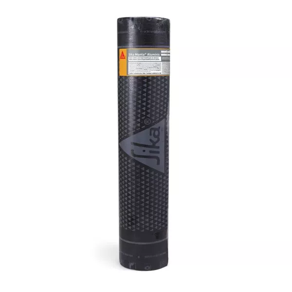 Manta Asfáltica Poliéster SIKA Rolo 1x10m - Tipo Il 3 mm ALUMÍNIO 