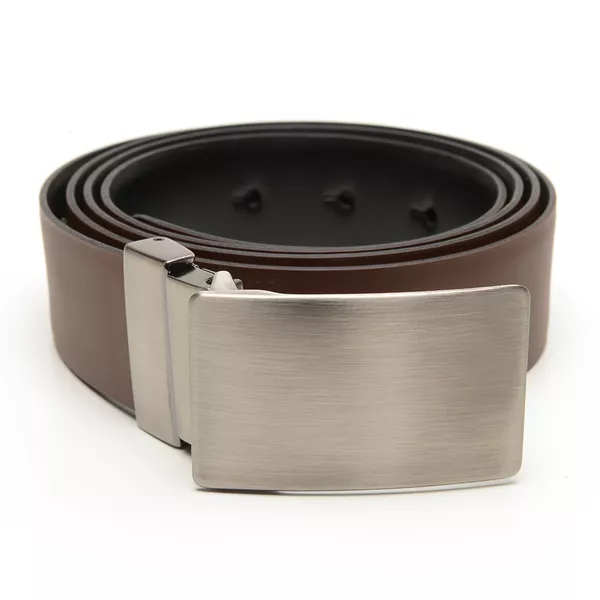 Cinto Dupla Face Preto e Mogno 35705 - JACOMETTI