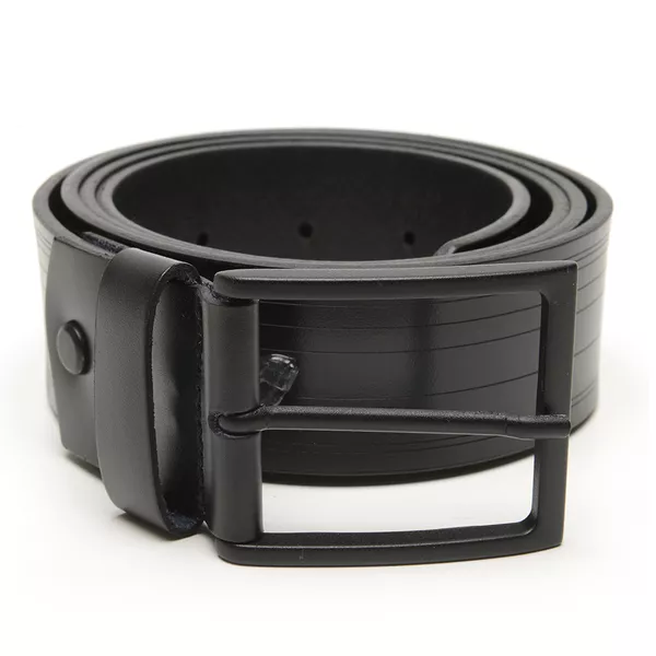 Cinto Masculino de Couro Preto 40303 - JACOMETTI
