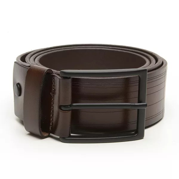 Cinto Masculino de Couro Marrom Moss 40303 - JACOMETTI