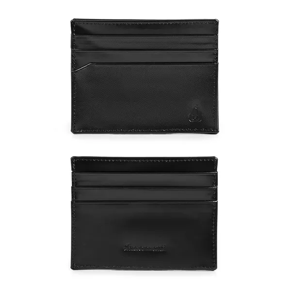 Porta Cartão de Couro Preto 38600 - JACOMETTI
