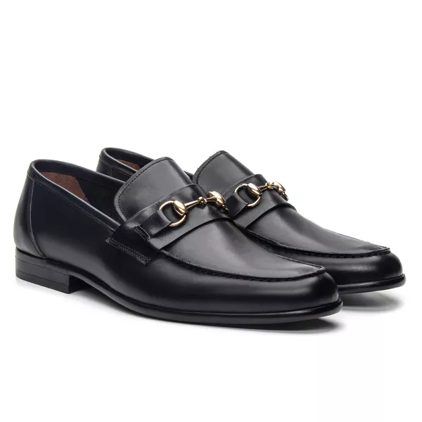 Mocassim Casual Ferrara Preto - JACOMETTI