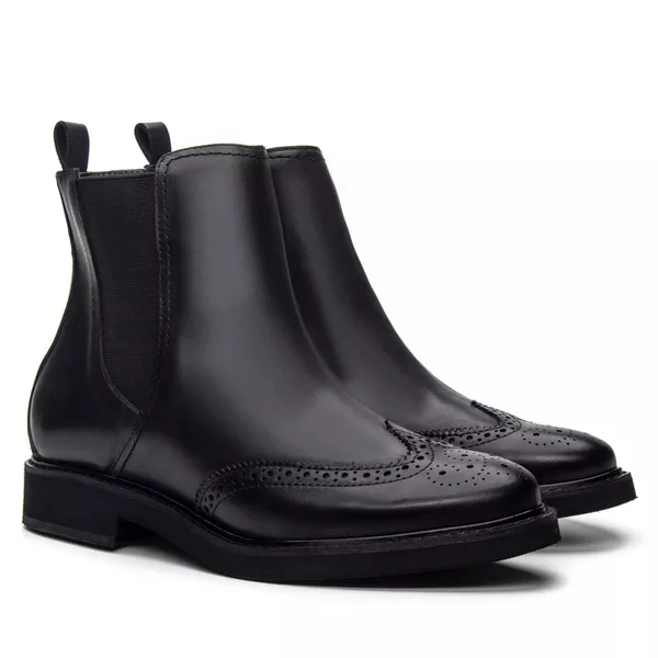 Bota Chelsea Feminina Arcade Preta - JACOMETTI