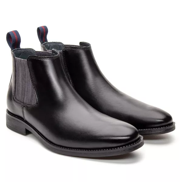 Bota Chelsea Masculina Preta 4317 - JACOMETTI