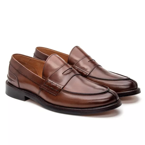 Sapato Masculino Loafer Ancona Chocolate - JACOMETTI