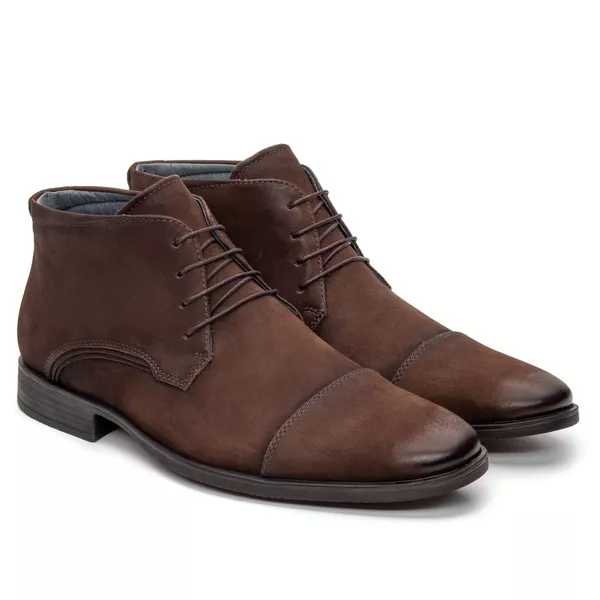 Bota Casual Nobuck Café 5600 - JACOMETTI