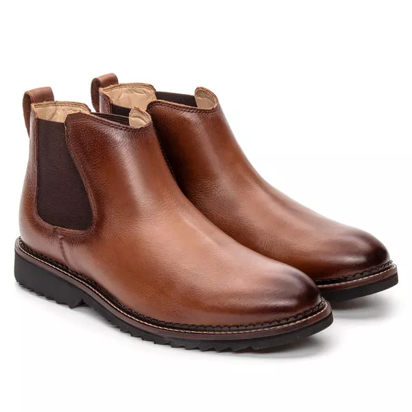 Bota Masculina Chelsea Bronze 7153 - JACOMETTI