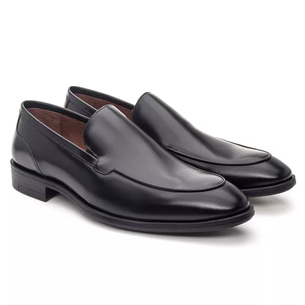 Mocassim Social Veneza Preto - JACOMETTI
