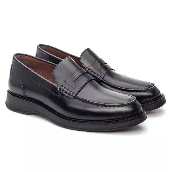 Mocassim Casual Trentino Preto - JACOMETTI