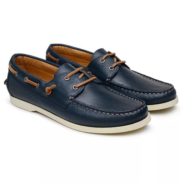 Mocassim Sider Azul 2570 - JACOMETTI