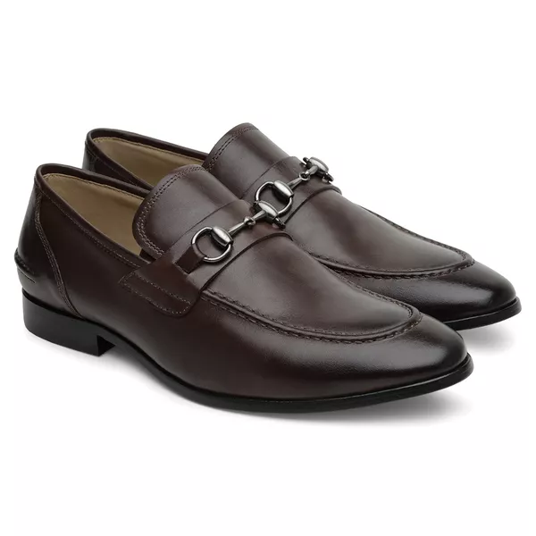 Mocassim Masculino de Couro Chocolate GS02 Solado ... - JACOMETTI
