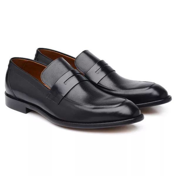 Sapato Social Masculino Preto H06 - JACOMETTI