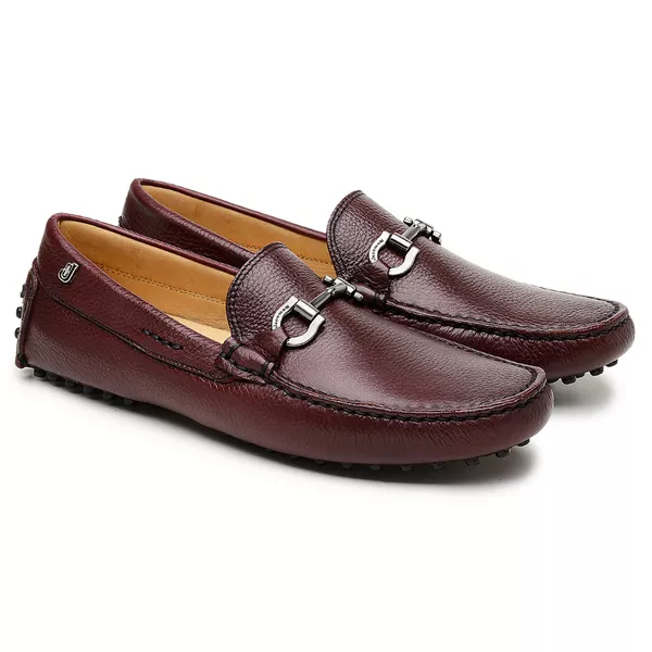 Mocassim Esportivo Drive Vinho Gt700 - JACOMETTI