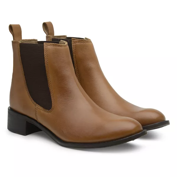 Bota Chelsea Feminina Caramelo S17 - JACOMETTI