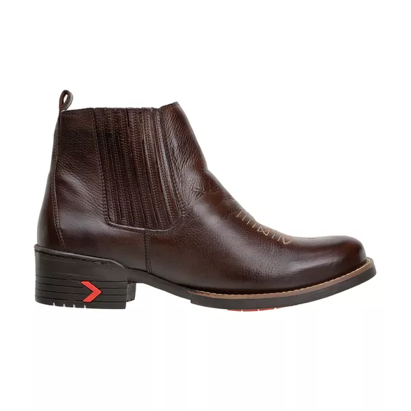 80s90s vintage cow leather JK type A-2短丈 Botina Masculina Couro Legítimo Floater Café Bico Quadrado | JM