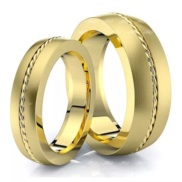 Alianças de Casamento Cidade do Vaticano 5mm