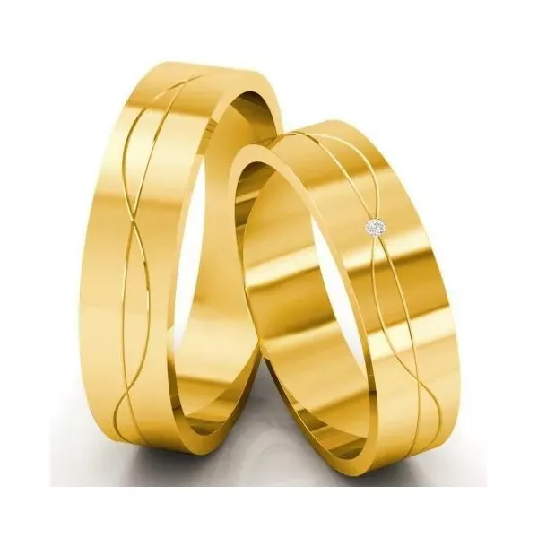 Alianças de Casamento Frutal 6mm