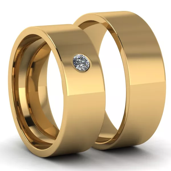 Alianças de Casamento Samambaia 6mm