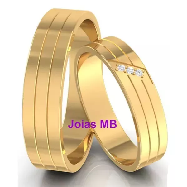 Alianças de Casamento Três Lagoas 7mm