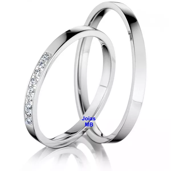 Alianças de Casamento Ferraz de Vasconcelos 2,5mm