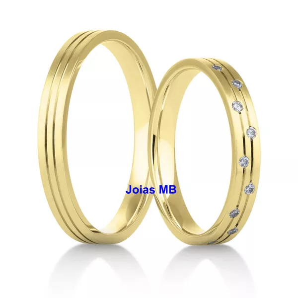 Alianças de Casamento Pouso Alegre 3,5mm