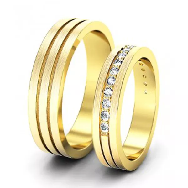 Alianças de Diamantes Goiânia 5mm