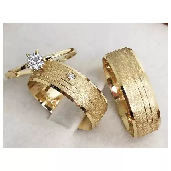 Kit Aliança de Casamento Brasília 6mm