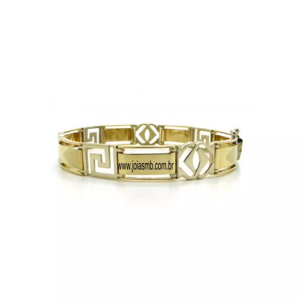 Pulseira de Ouro Campo Grande 21 cm
