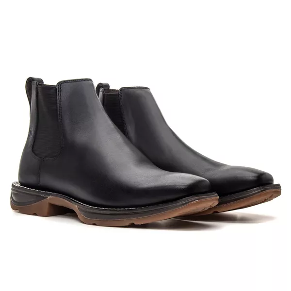 BOTA WORK JUMP COURO HIDROFUGADO - Preta - Don Matuto | Botinas Premium