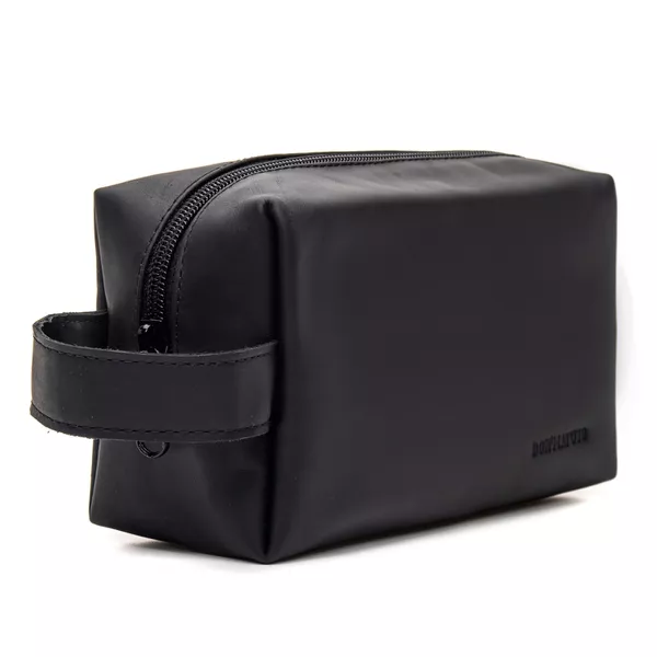 NECESSAIRE CLASSIC EM COURO PRETO - Don Matuto | Botinas Premium
