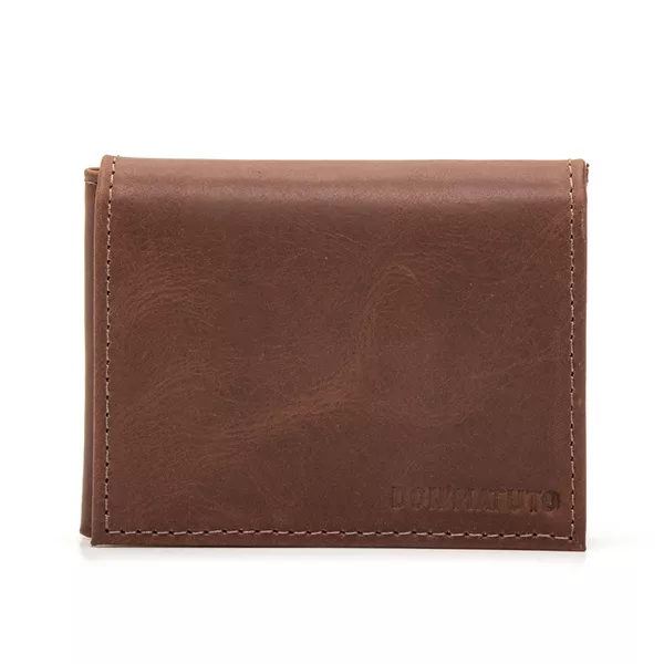 CARTEIRA SLIM CLASSIC CNH WHISKY - Don Matuto | Botinas Premium