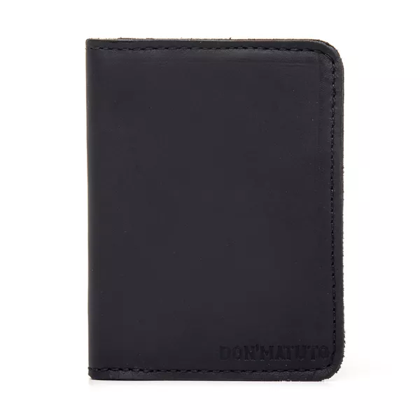 CARTEIRA DON SLIM VERTICAL PRETA - Don Matuto | Botinas Premium