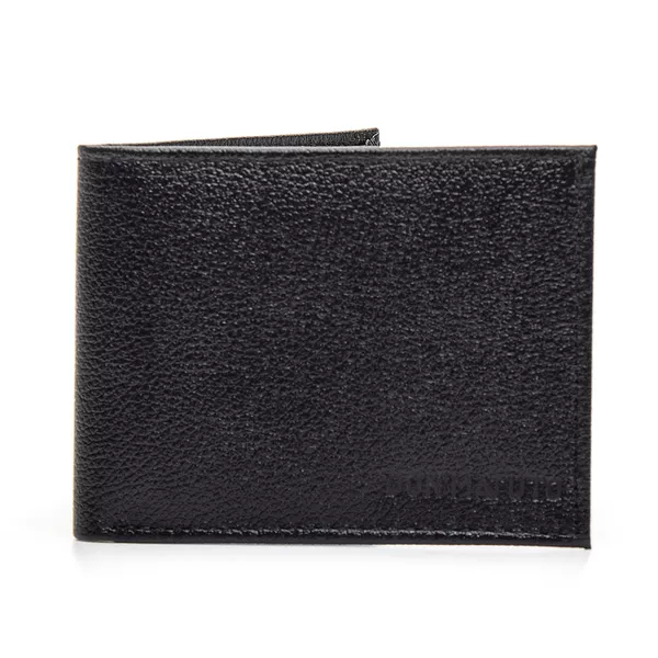 CARTEIRA CLASSIC SLIM COURO FLAY PRETA - Don Matuto | Botinas Premium