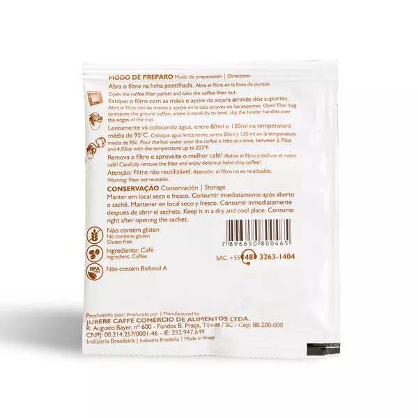 Drip Coffee Bag Jurerê Gourmet 100 G