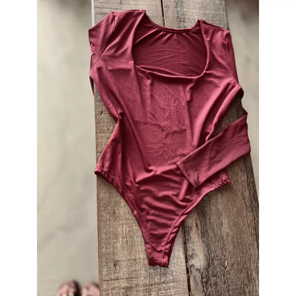 Body manga longa Floriano - Marsala