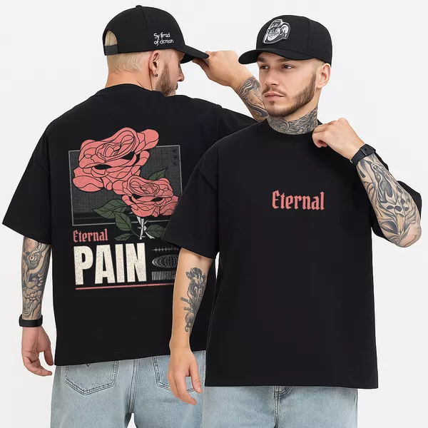 Camiseta Oversized Masculina Street Academia Algodão 04