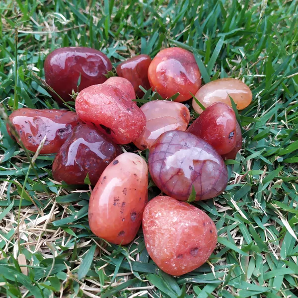 Pedra Rolada Cornalina | Ktw Cristais