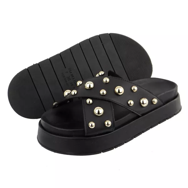 Flatform Helena Preta | KUENTO SHOES