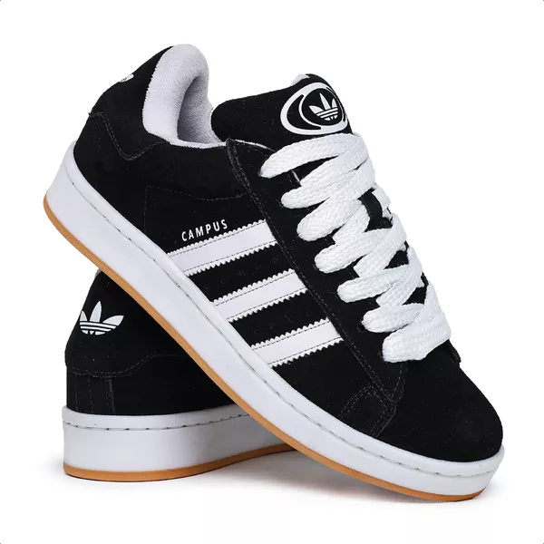 Tnis Adidas Feminino Campus Preto/Branco | LA CASA DO DROP