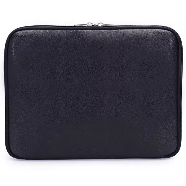 Capa Para Notebook Case Em Couro Legitimo Bovino Original Preto
