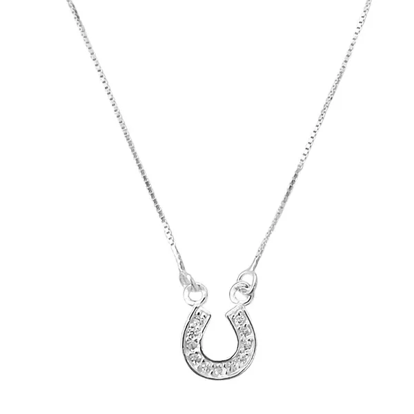 Colar Pingente Ferradura Prata 925