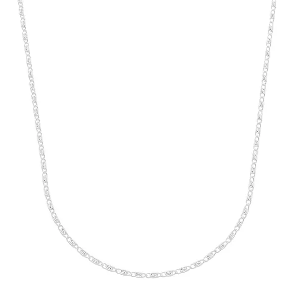Choker Corrente Caracol 2mm Prata 925
