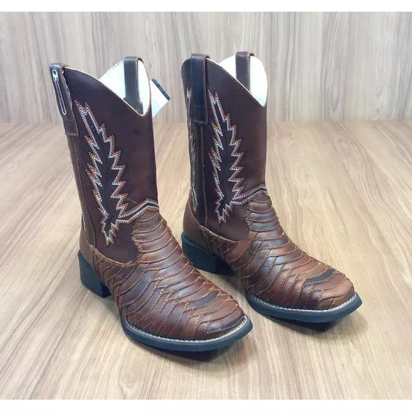 Bota Big Bull Masculina Texana Fossil Cela 900 6684