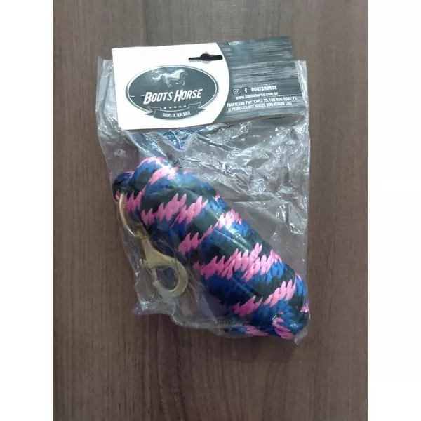 Cabo de Cabresto em Nylon Pink Preto Azul Royal Boots Horse