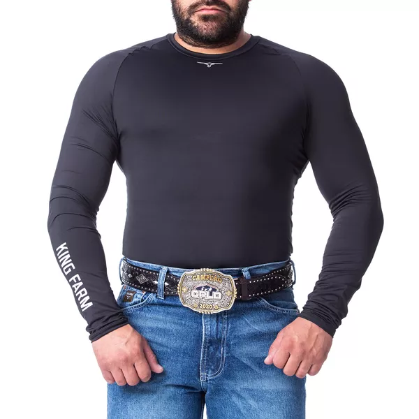Camiseta UV King Farm Preta 