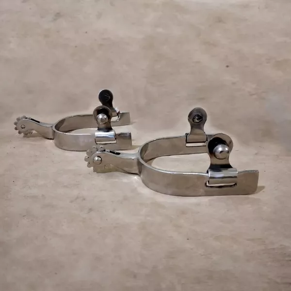 Espora para Cavalo Sport Equine Inox Três Tambores 6287