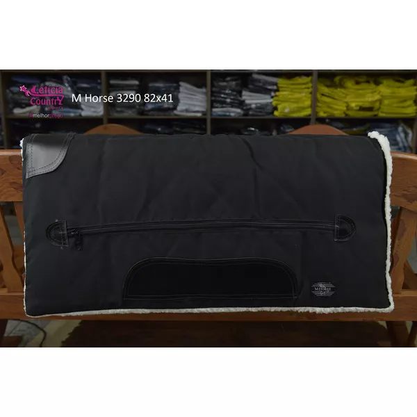 Manta MHorse Tambor de Peso Preto 3290