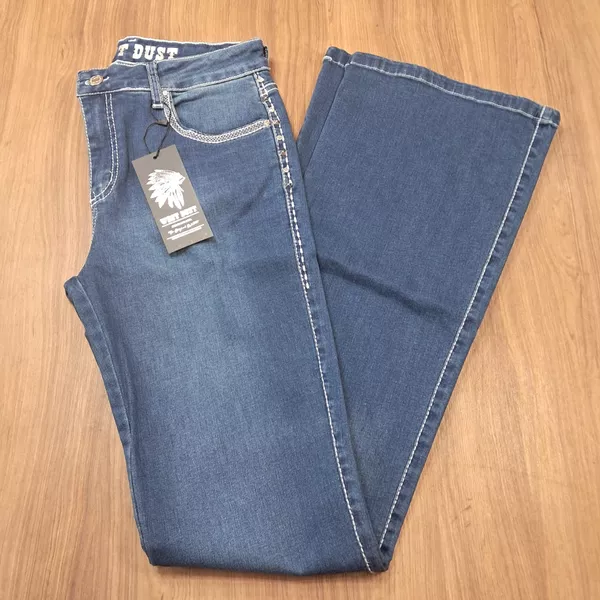 Calça Britney Boot Cut West Dust