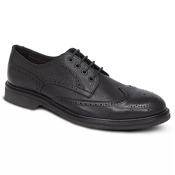 Sapato Casual Levanzzo Brogue Trento floater Preto